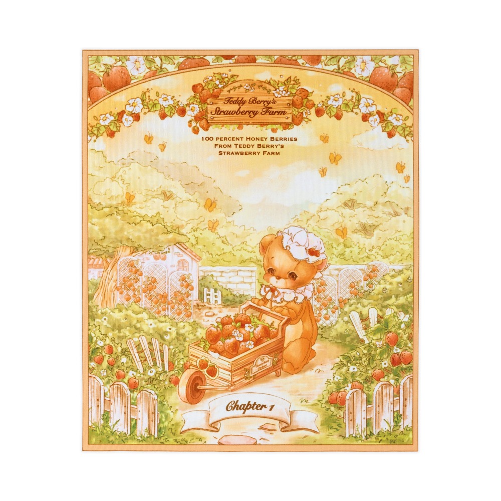 [디어돌리]테디베리의 딸기농장 패브릭 포스터더키월드